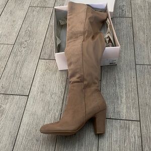 Chinese Laundry over the knee suede boots